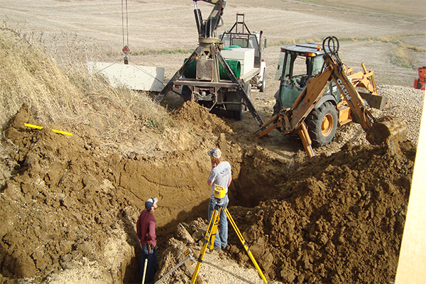 septic tank installation